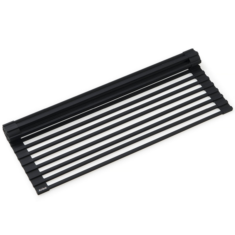 Égouttoir à vaisselle Kore, Noir, noir, noir, noir, H 0,375 po x l 20,5 po x P 12,75 po