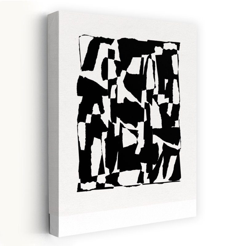 Art contemporain abstrait géométrique, H 24 po x l 16 po