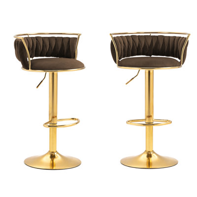 Christal Height Adjustable Swivel Bar Stool