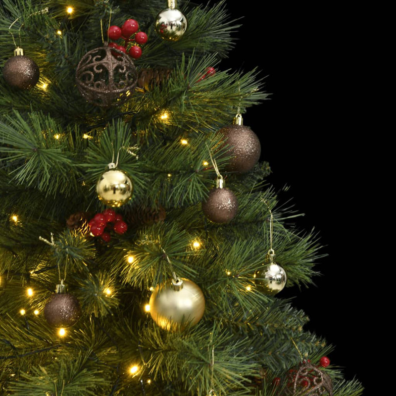 Arbre de Noël artificiel éclairé 3,9 pi