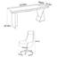 bureau rectangulaire moderne et simple-1982915961