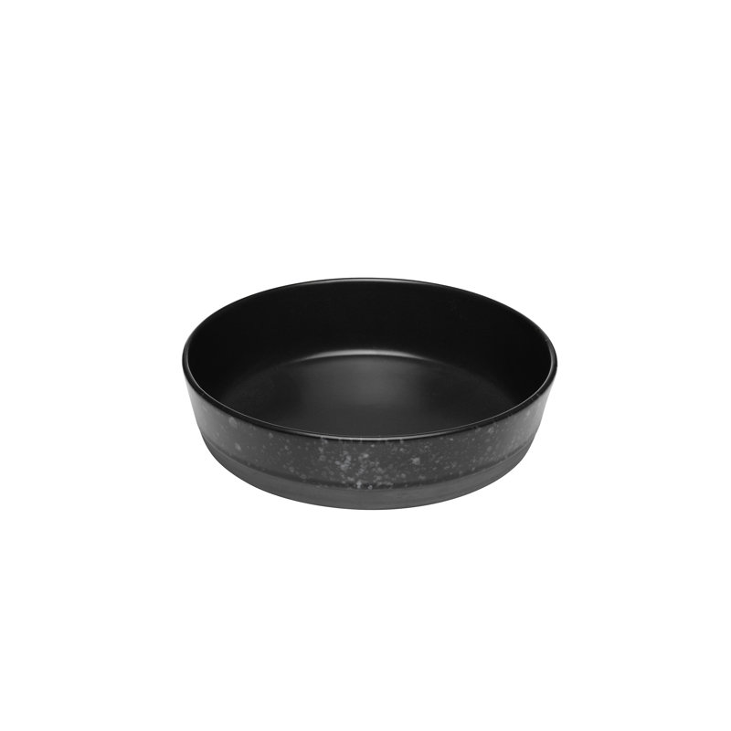 Borrero Soup Plate, Nordic Black