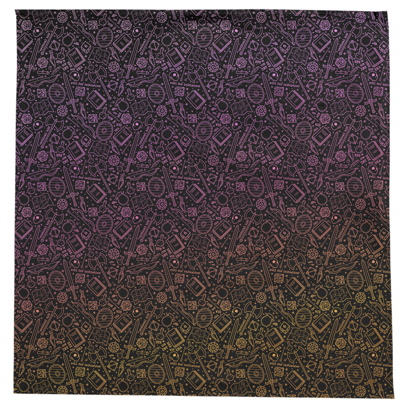 Nappe à motif rpg Leffel, Rose / Orange