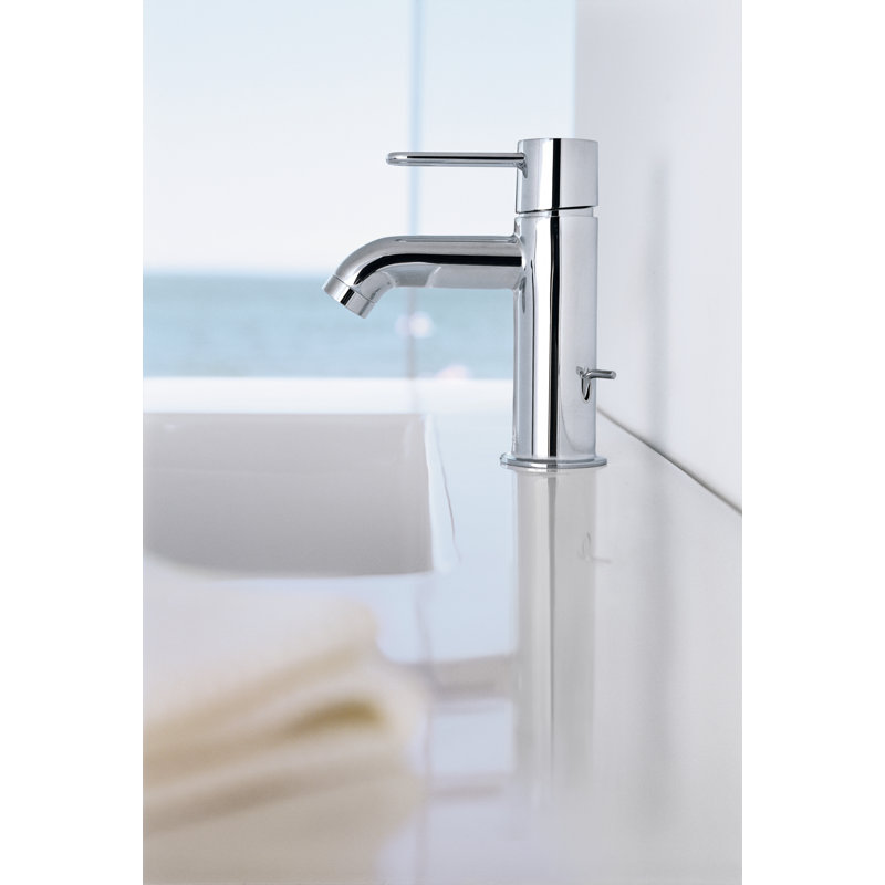 AXOR Uno Single Hole Bathroom Faucet with Drain Assembly, Brushed Nickel