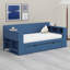 Lit de jour avec bureau amovible, tiroirs de rangement et table d'appoint hydraulique-1267704733