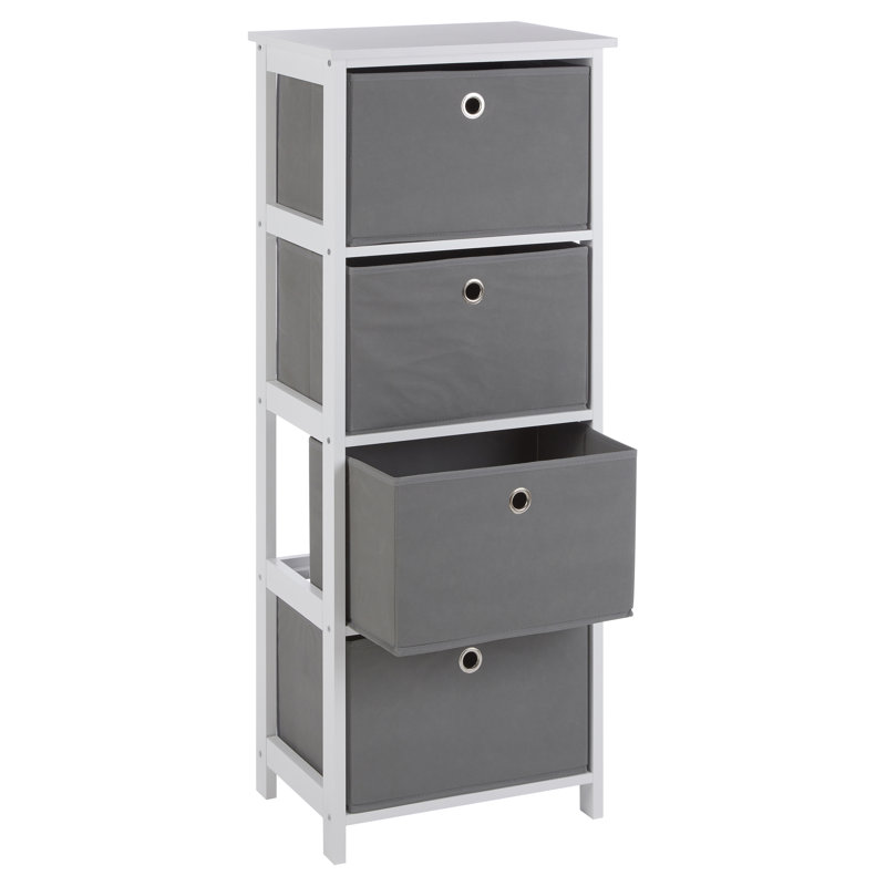 Aon 40 x 100cm Bathroom Storage unit, Grey