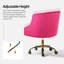 Chaise de travail en velours Doreen-1224989214