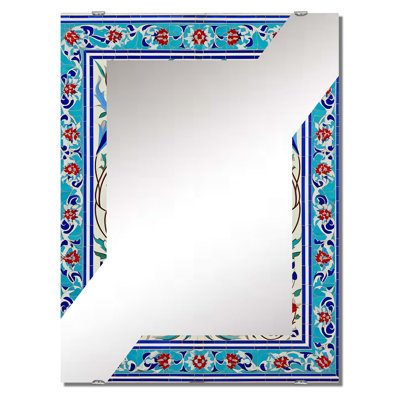 Tiled Marocain Door III - Abstract Tile Wall Mirror Large MIR134509