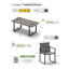 Ensemble de salle à manger d'extérieur Alora 5 pièces en aluminium avec table à plateau en bois de 67,4 po et 4 chaises-381464178-423400460