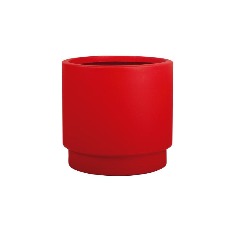 Pot Planter, Red, 60cm H x 50cm W