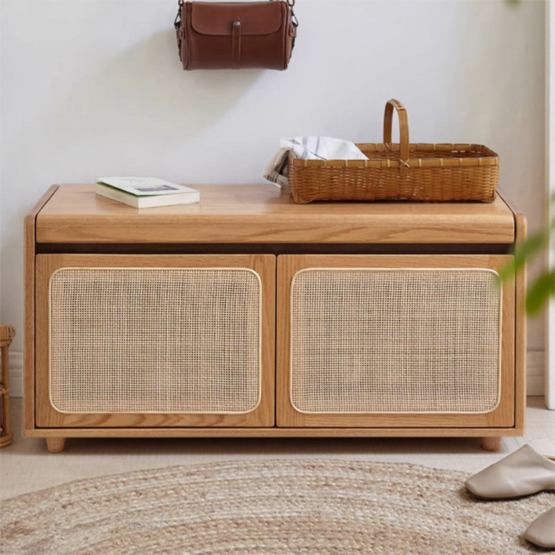 Banc en bois massif Burlywood