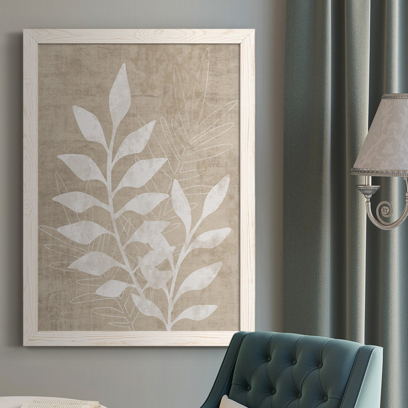 «Foliage Retreat I», reproduction d'art sur toile simple, Blanc, H 37,5 po x l 27,5 po x P 1 po