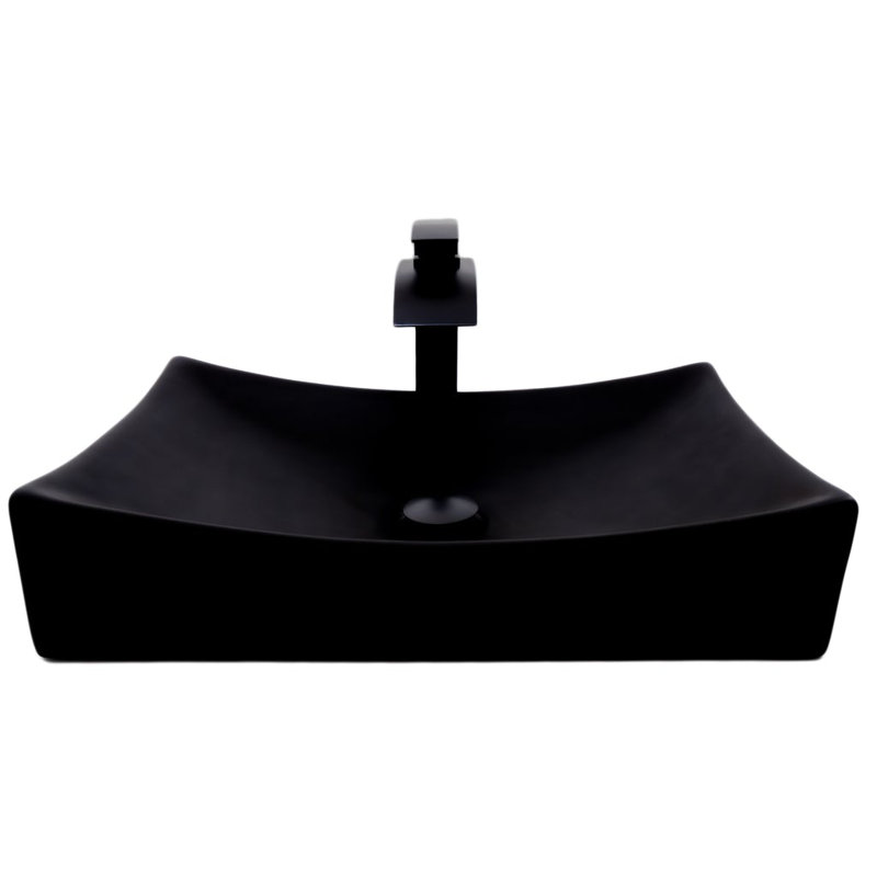 Lavabo de salle de bain, Noir