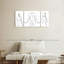 «Woman Body Silhouette», reproduction sur toile-1666409473