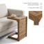 Table de bout contemporaine en forme de C