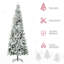 Arbre de Noël artificiel pin clair enneigé 9 pi avec branches réalistes et 1084 pointes