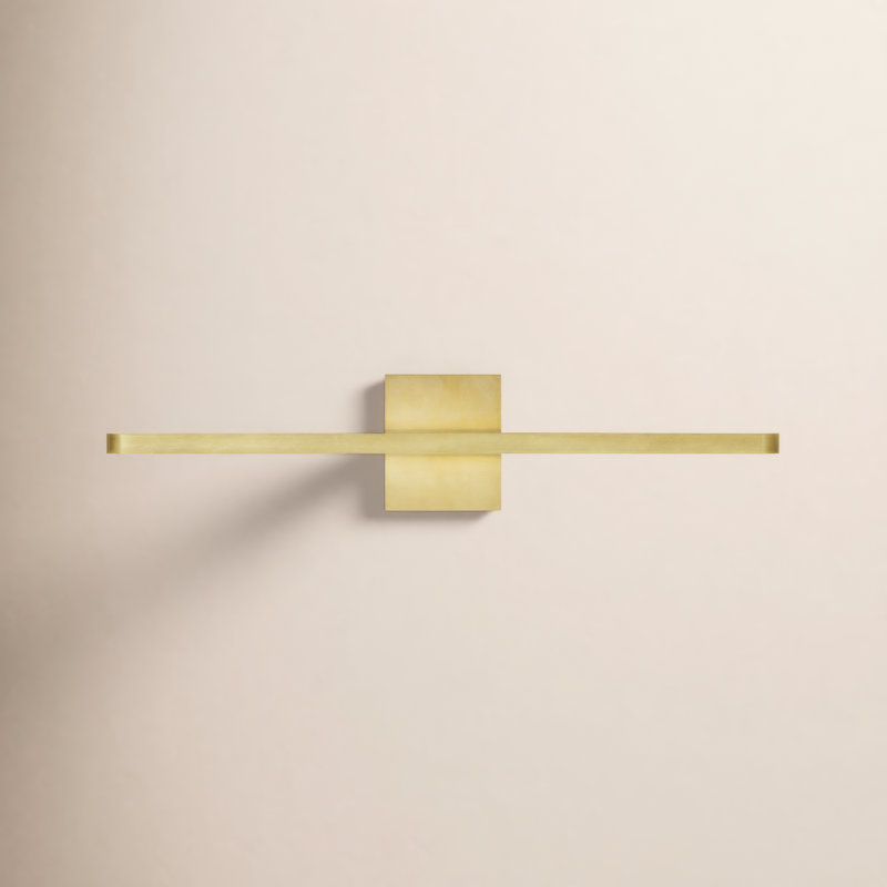 Banda 1 - Light LED Bath Bar, Natural Brass