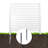 48 in. H x 48 in. W (2 Panels) Blinds Vinyl Privacy Fence Panel