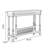 Black Solid Wood Rectangular Console Table-1087095762