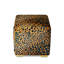 Cube Ottoman - Safari Spot - Velvet-161291438