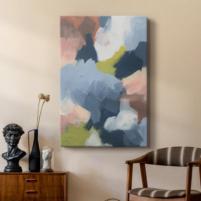 Doux atmosphère indigo I - galerie Cavas tendue sur mesure