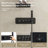 12 In Rainfall Wall Mounted Thermostatic Shower System With Handheld Shower and Neck Massage Spout