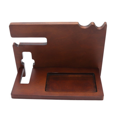Support de rangement en bois pour téléphone portable