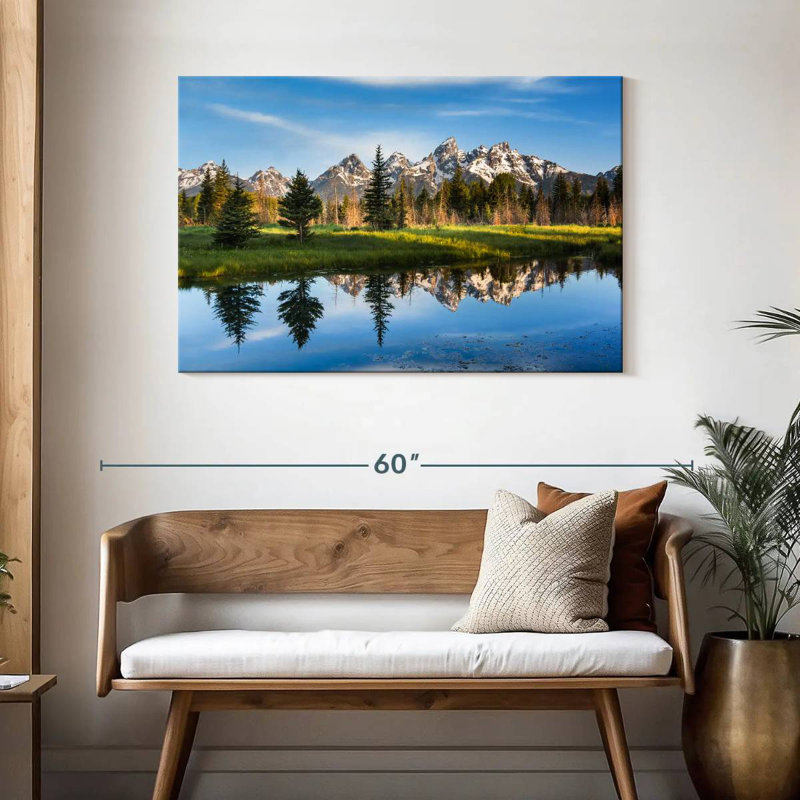 Paysage Alvord Grand Tetons, H 30 po x l 45 po