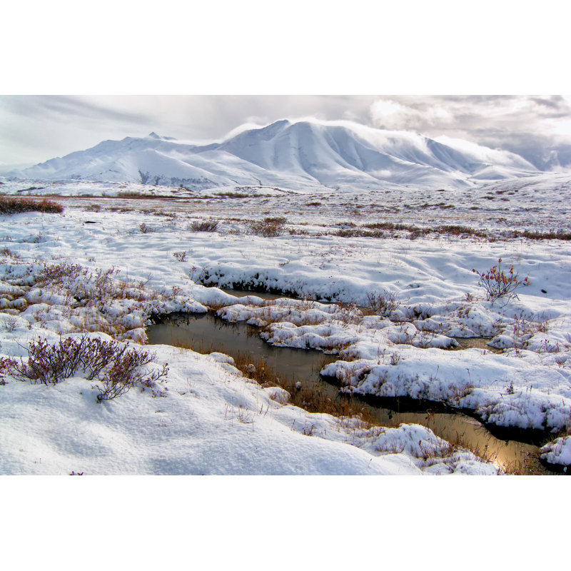 Pools In The Tundra Mountains - Wrapped Canvas Print, 20cm H x 30cm W x 3.8cm D