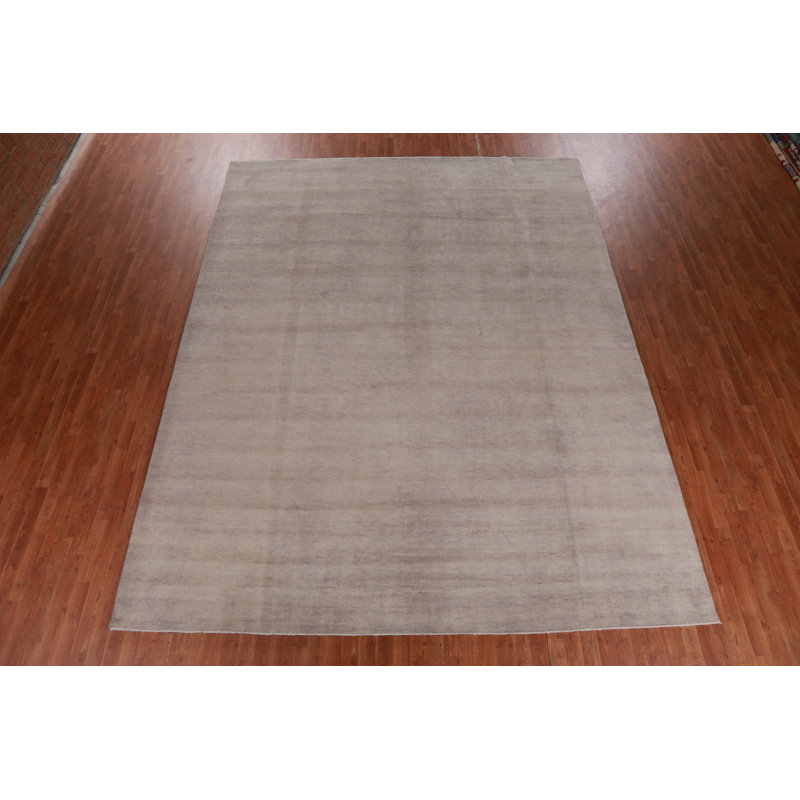 Tapis taupe Gabbeh 10 x 13