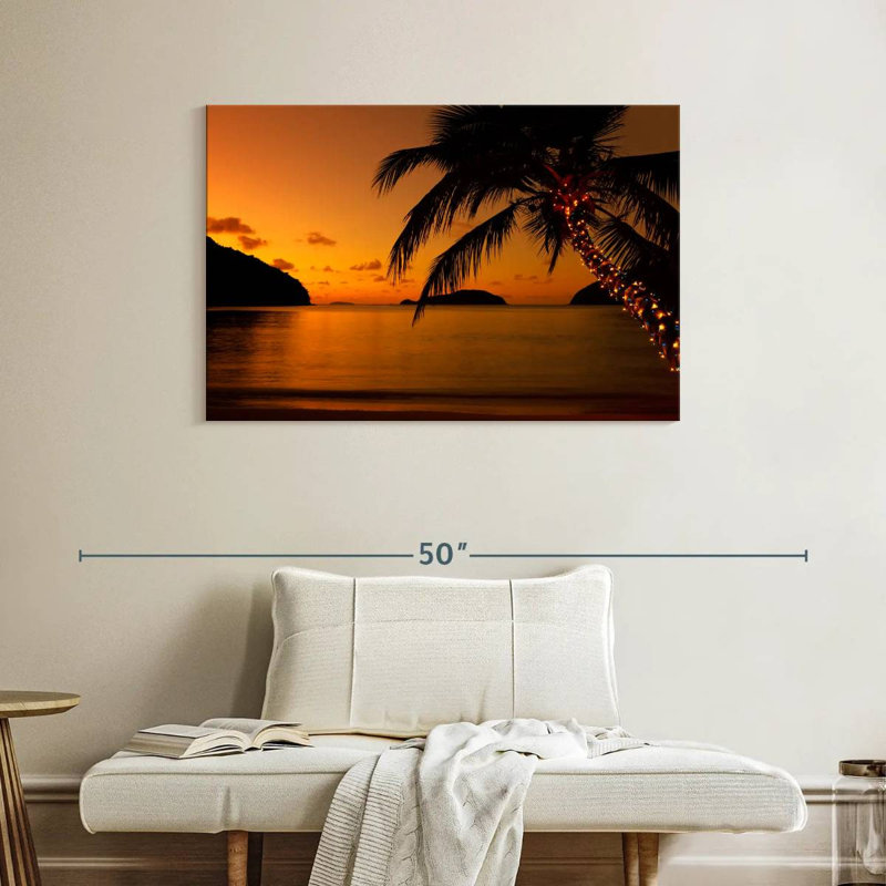 Plage des Caraïbes Gillard au coucher du soleil