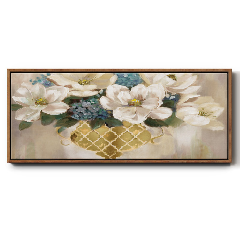 Southern Magnolia- Framed Canvas, 24" H x 60" W