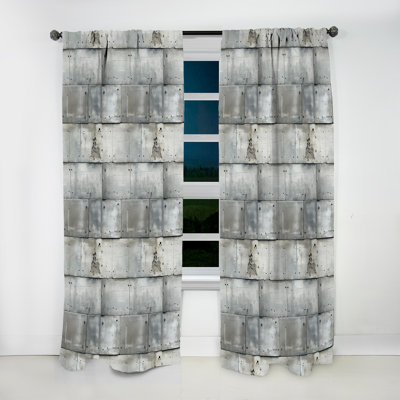 Industrial Minimalism - Modern Curtain - Velvet Room Darkening - 1 Panel