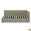 Lit de jour en L en velours côtelé Zoriel-116844464