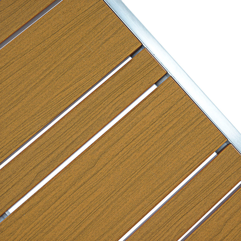 Table basse d'extérieur en aluminium