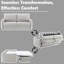 Jinn Beige Chenille Sofa W/Sleeper
