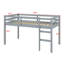 Lit mezzanine en bois avec échelle-426432111
