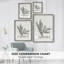 Impression florale vintage encadrée CCIX - bois massif-809525336