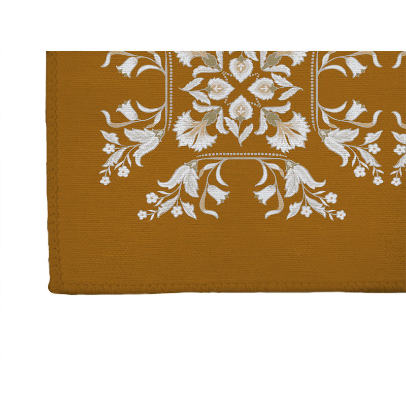 Paillasson Rumi, L 48 po x L 72 po, Ocre / brun doré