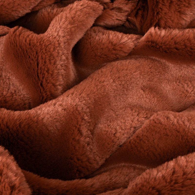 Berwick Throw Blanket, W140 x L200cm, Rust