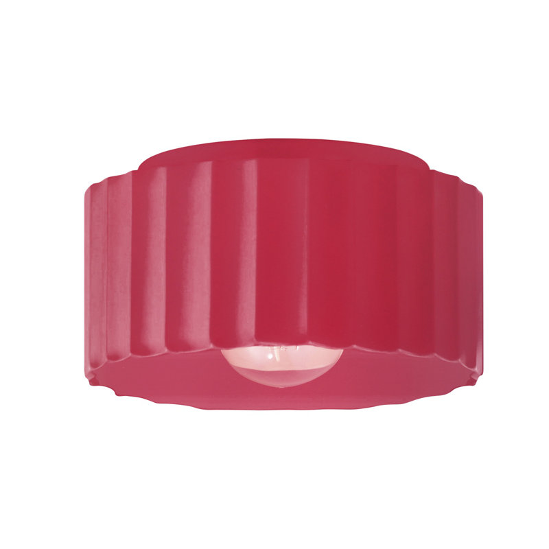Plafonnier encastré 1 lumière Colgate, Cerise, H 6,5 po x l 10 po x P 10 po
