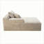 Fauteuil d'appoint sans accoudoirs en velours côtelé à motif chameau-1115407467