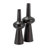 Modern Aluminum and Metal Vase with Sculptural Silhouette and Contemporary Design-1104350641