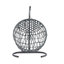 Lit-chat avec support et coussin-1324487715
