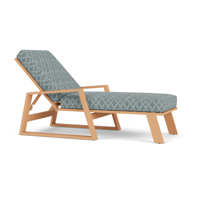 Pursuit Outdoor Chaise Lounge, Luna Mist