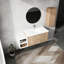 Meuble-lavabo 48 po avec armoire latérale et lavabo - Flair moderne à fermeture douce-1142430627
