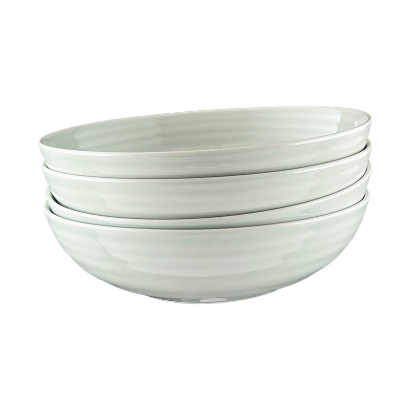 Canvas Home Daniel Smith Porcelain Pasta Bowl 26oz, Smoke