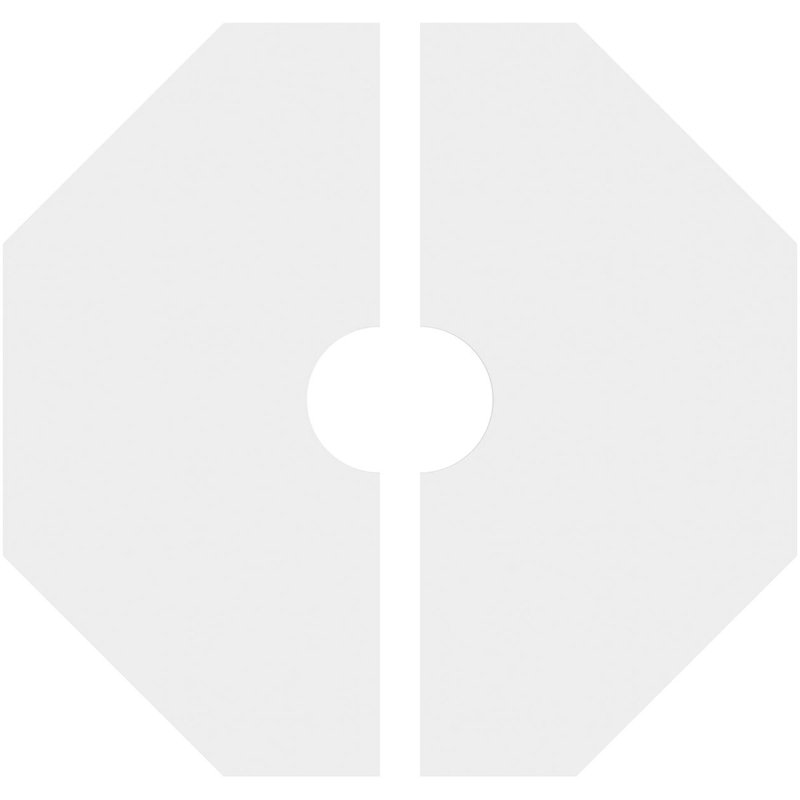 Médaillon de plafond contemporain 36 po x 36 po x P 7 po x P 14 1/4 po x P 1 po Westin, H 1 po x l 36 po x P 36 po