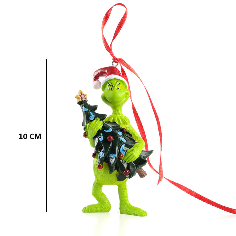 10cm Resin Animals Hanging Figurine Ornament
