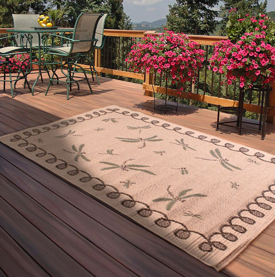 Oloran Hand Woven Indoor / Outdoor Area Rug, Rectangle 120 x 170cm